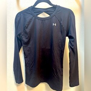 Under Armour long sleeve back cut-out yoga shirt